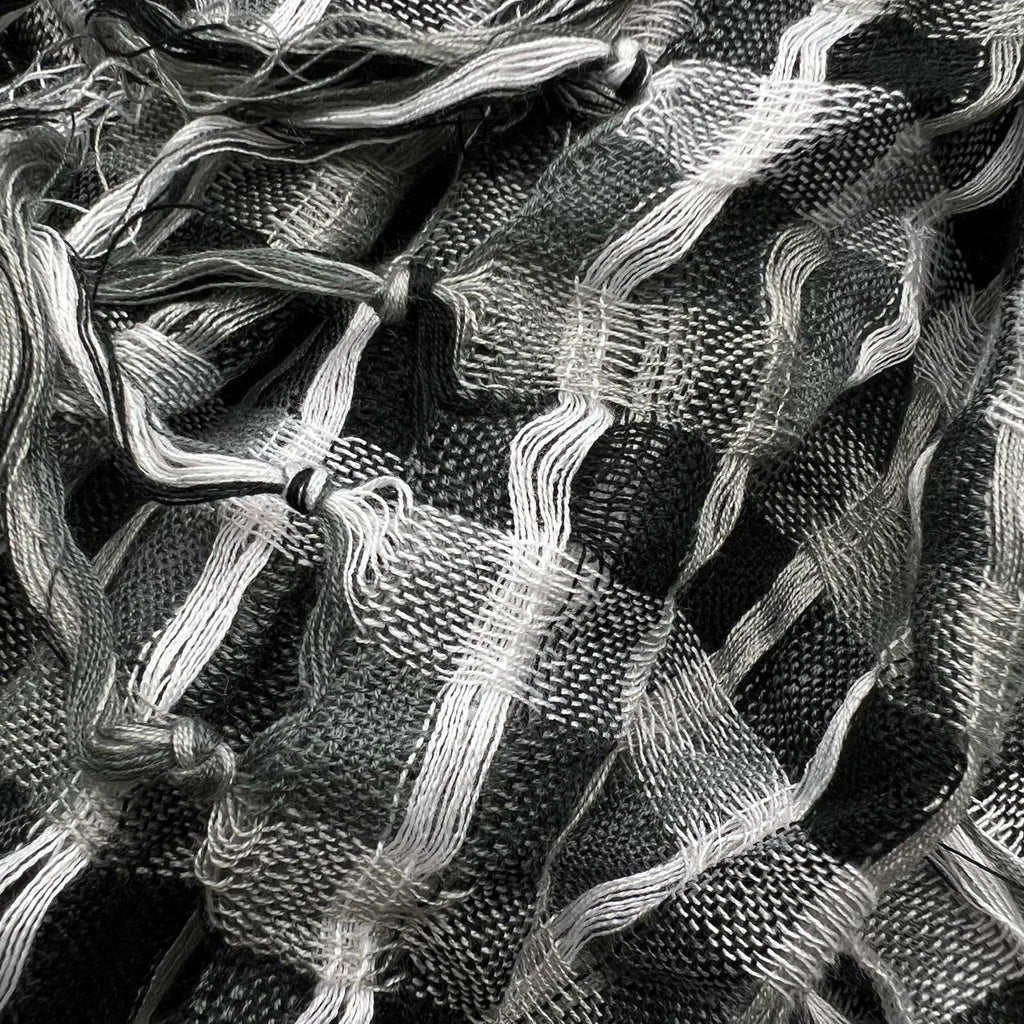 Close-up of woven fabric texture